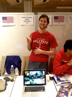 P.S. I also represented NC State at the Global Fair here and hopefully we have more International Students interested in studying back in Raleigh with us. 